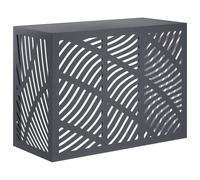 vidaXL Copertura per condizionatore d'aria Antracite 110 x 50 x 80 cm