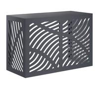 vidaXL Copertura per condizionatore d'aria Antracite 90 x 40 x 60 cm