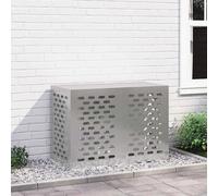 vidaXL Copertura per condizionatore d'aria Argento 100 x 50 x 70 cm