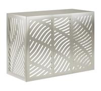 vidaXL Copertura per condizionatore d'aria Argento 110 x 50 x 80 cm