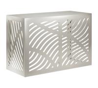 vidaXL Copertura per condizionatore d'aria Argento 90 x 40 x 60 cm