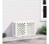 vidaXL Copertura per condizionatore d'aria Bianco 90 x 40 x 60 cm