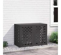 vidaXL Copertura per condizionatore d'aria Nero 100 x 50 x 70 cm