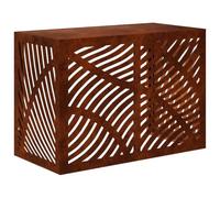 vidaXL Copertura per condizionatore d'aria Ruggine 100 x 50 x 70 cm
