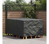 vidaXL Copertura per mobili da esterno Nero 143 x 225 x 90 cm 600D