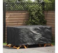 vidaXL Copertura per mobili da esterno Nero 172 x 113 x 73 cm 600D
