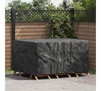 vidaXL Copertura per mobili da esterno Nero 180 x 140 x 90 cm 210D