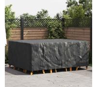 vidaXL Copertura per mobili da esterno Nero 220 x 190 x 85 cm 210D