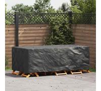 vidaXL Copertura per mobili da esterno Nero 229 x 113 x 73 cm 210D