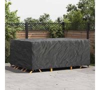 vidaXL Copertura per mobili da esterno Nero 270 x 180 x 90 cm 210D