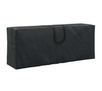 vidaXL Copertura per mobili da giardino rettangolare 125 x 32 50 cm nero 600D tessuto Oxford impermeabile e resistente ai raggi UV, ideale per giardino e terrazza, utilizzabile in primavera e autunno