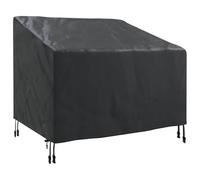vidaXL Copertura per mobili da giardino 420D in tessuto impermeabile e resistente ai raggi UV, 96 x 79 x 49/74 cm, colore nero. Ideale per proteggere i mobili da giardino in primavera e in autunno