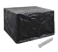 vidaXL Copertura per Mobili da Giardino con 8 Occhielli 135x135x90 cm