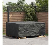 vidaXL Copertura per mobili Tinta unita Nero 200 x 165 x 80 cm 210D
