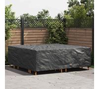 vidaXL Copertura per mobili Tinta unita Nero 220 x 220 x 70 cm 420D