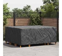 vidaXL Copertura per mobili Tinta unita Nero 250 x 210 x 90 cm 210D