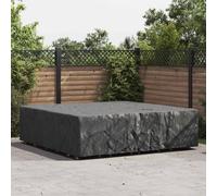 vidaXL Copertura per mobili Tinta unita Nero 260 x 260 x 90 cm 420D