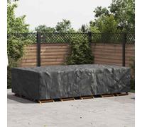 vidaXL Copertura per mobili Tinta unita Nero 305 x 190 x 85 cm 420D