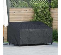 vidaXL Copertura per panchina da giardino 160 x 100 x 61 / 89 cm