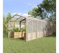 vidaXL Copertura per Piante Trasparente 8 x 10 m PE