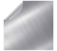 vidaXL Copertura per Piscina Argento 488 cm PE