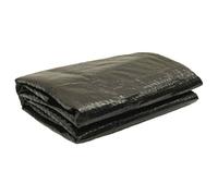 vidaXL Copertura Solare per Piscina con Camere Aria Robusta Leggera Telo Manutenzione Rivestimento Protezione Copripiscina Nera 527 cm in PE