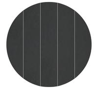 vidaXL Copertura rotonda per piscina Nera Plastica Ø 610 cm