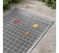 vidaXL Copertura per pozzetto di luce con clip 2 pz 70 x 130 cm