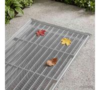 vidaXL Copertura per pozzetto di luce con clip 2 pz 70 x 190 cm