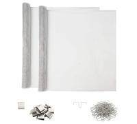 vidaXL Copertura per pozzetto di luce con clip 2 pz 70 x 190 cm