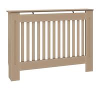 vidaXL Copertura per Radiatore 112x19x81 cm in MDF