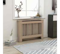 vidaXL Copertura per Radiatore 112x19x81 cm in MDF