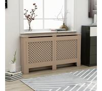 vidaXL Copertura per Radiatore 152x19x81,5 cm in MDF