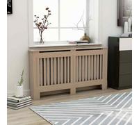 vidaXL Copertura per Radiatore 152x19x81 cm in MDF