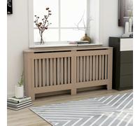 vidaXL Copertura per Radiatore 172x19x81 cm in MDF