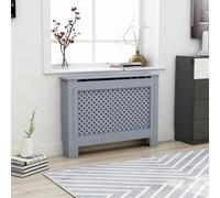 vidaXL Copertura per Radiatore Antracite 112x19x81 cm in MDF
