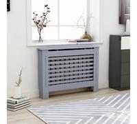 vidaXL Copertura per Radiatore Antracite 112x19x81 cm in MDF