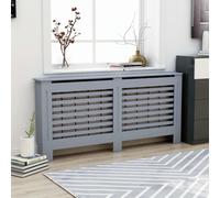 vidaXL Copertura per Radiatore Antracite 172x19x81 cm in MDF
