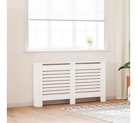 vidaXL Copertura per Radiatore Bianca 152x19x81,5 cm in MDF