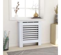 vidaXL Copertura per Radiatore Bianca in MDF 78 cm