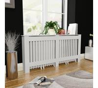 vidaXL Copertura per Radiatore Bianca MDF 172 cm