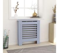 vidaXL Copertura per Radiatore Grigia in MDF 78 cm