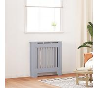 vidaXL Copertura per Radiatore Grigia in MDF 78 cm