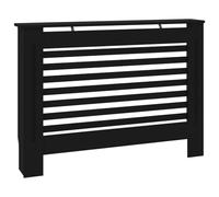 vidaXL Copertura per Radiatore Nera 112x19x81,5 cm in MDF