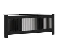 VIDAXL - Copertura per Radiatore Nera in MDF 205 cm