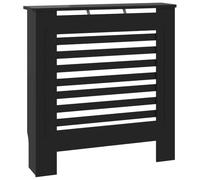 vidaXL Copertura per radiatore in MDF 78 cm Nera