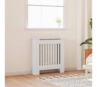 vidaXL Copertura per radiatori 2 pcs Bianco 78 x 19 x 81,5cm