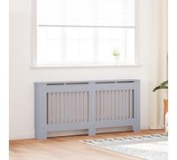 vidaXL Copertura per radiatori 2 pcs Grigio 172 x 19 x 81,5cm