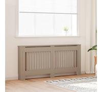 vidaXL Copertura per radiatori 2 pcs Naturale 172 x 19 x 81,5cm