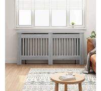 vidaXL Copertura per radiatori Sonoma grigio 172 x 19 x 81,5 cm